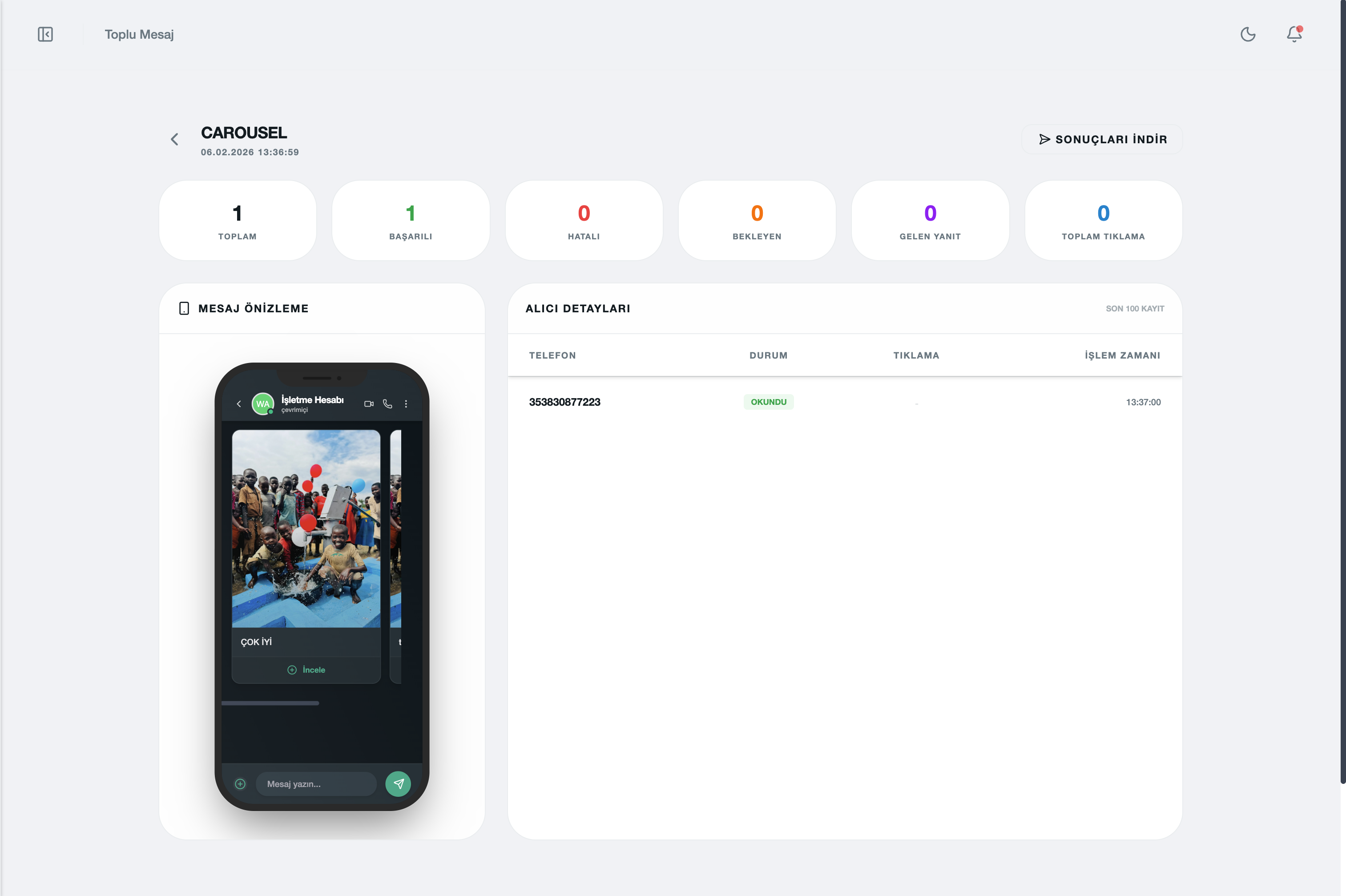 Gönderi Durum Monitörü